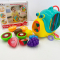 Логічна гра-сортер равлик,каталка з резиночками 35717M