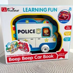 Розвиваюча книжка-авто з музичними світловими ефектами (озвуч. англ.)35886