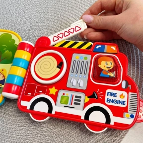 Розвиваюча книжка-авто з музичними світловими ефектами (озвуч. англ.)35886
