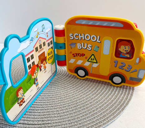 Розвиваюча книжка-авто з музичними світловими ефектами (озвуч. англ.)35886