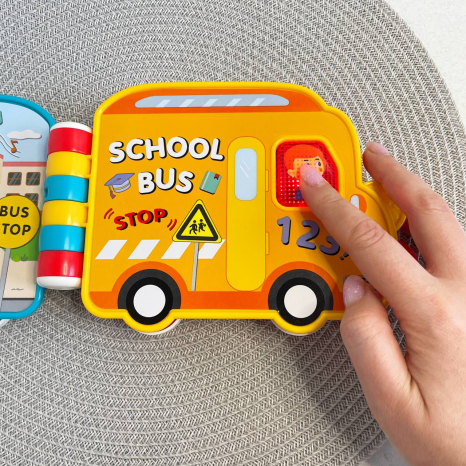 Розвиваюча книжка-авто з музичними світловими ефектами (озвуч. англ.)35886