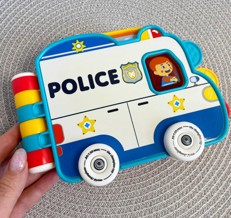 Розвиваюча книжка-авто з музичними світловими ефектами (озвуч. англ.)35886