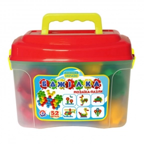 Дитяча мозаїка - пазли "Бджілка" у валізці, Технок, 3619