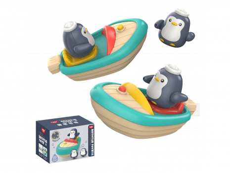 Набір для ванної Човен з пінгвіном, 368-8A