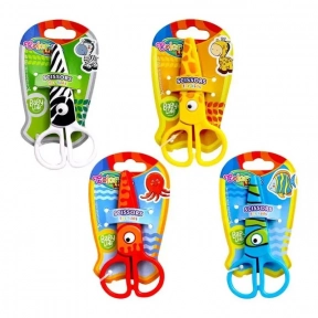 Ножиці дитячі 37275PTR пластикові 12,5см ZOO блістер COLORINO