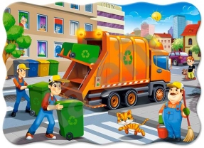 Пазл "Сміттєвоз" (30 дет.) Castorland. 3778