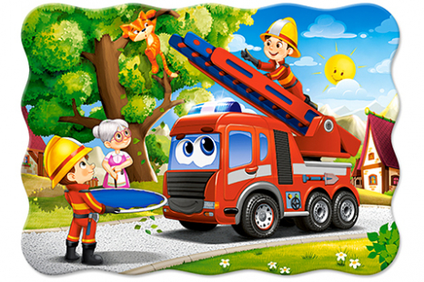 Пазл Пожарная машина (30 дет) Castorland 3792