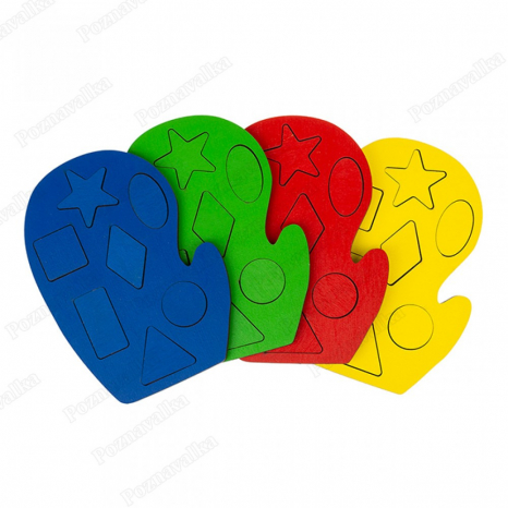 Дерев'яна гра Чарівні рукавички Познавалка 3800100 Poznavalka