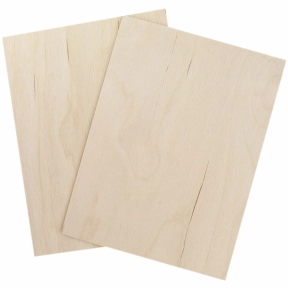 Заготовка для выжигания, 15x20см, фанера, 2шт.