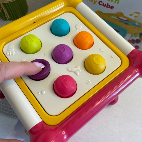 Музичний куб звуки, мелодії, пальчикові ігри, сортер, поп-іт 3860