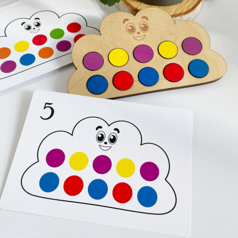 Дерев'яна гра сортер Диво хмаринка Познавалка 4000100  Poznavalka