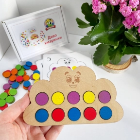 Дерев'яна гра сортер Диво хмаринка Познавалка 4000100  Poznavalka
