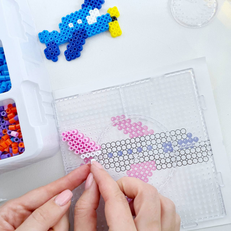 Термомозаїка Транспорт, 3D-фігурки, 4000 намистин, Fun Game Club, 40057