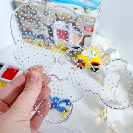 Термомозаїка Транспорт, 3D-фігурки, 4000 намистин, Fun Game Club, 40057