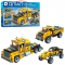 Пластиковий конструктор 3 в 1 Хоробрий експедитор, 637 деталей Qman 42108 Unlimited Ideas