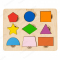 Деревянная игра сортер Двухслойные фигуры Познавалка 4240100 Poznavalka