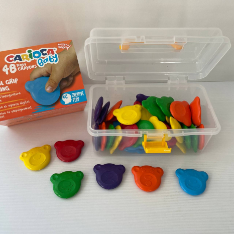 Набір воскової крейди Carioca Baby(1+) 48шт, 42958