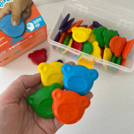 Набір воскової крейди Carioca Baby(1+) 48шт, 42958