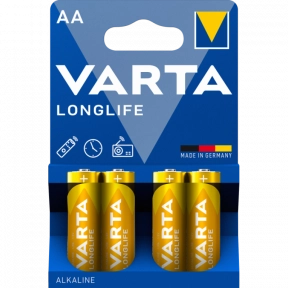 Батарейки Varta R-6 LONG LIFE alkalin (ціна за 1 штуку)