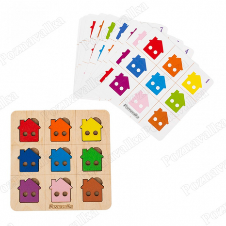 Дерев'яна гра Містечко Познавалка 4404600 Poznavalka