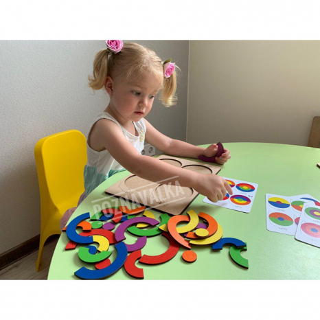 Дерев'яна гра сортер / рамка-вкладиш Равлики Познавалка 4405000 Poznavalka