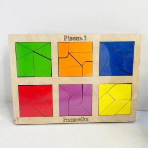 Гра Склади квадрат третій рівень Познавалка