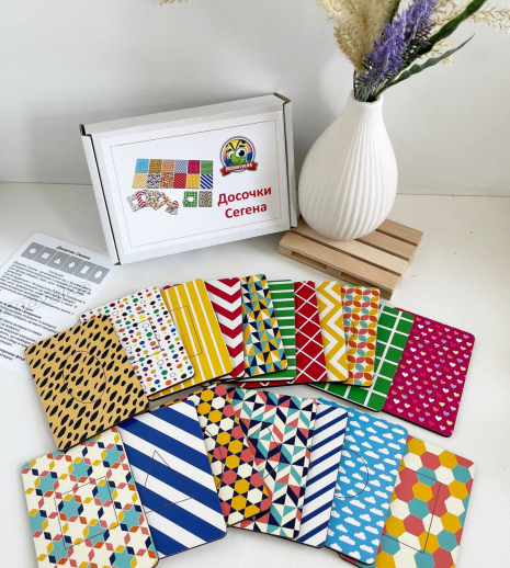 Деревянная игра Досточки Сегена второй уровень Познавалка