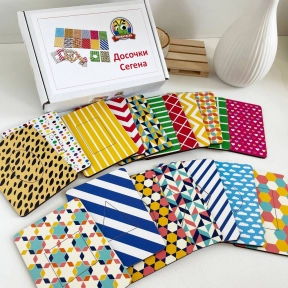 Дерев'яна гра Дощечки Сегена другий рівень Познавалка