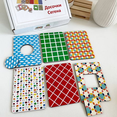 Деревянная игра Досточки Сегена второй уровень Познавалка