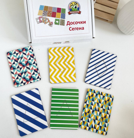 Деревянная игра Досточки Сегена второй уровень Познавалка