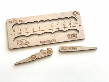 Линейка для счета до 10-ти Poznavalka