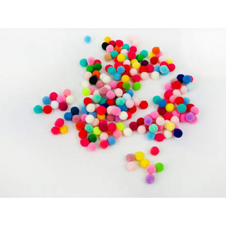 Помпони люкс 1 см Познавалка 44086720 Poznavalka