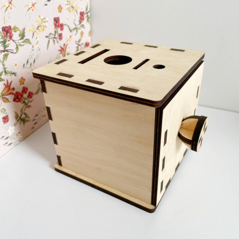 Дерев'яна гра сортер Сортер - шкатулка Познавалка 44087500 Poznavalka