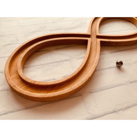 Деревянная игра Балансир для рук Восьмерка Познавалка 44090500 Poznavalka