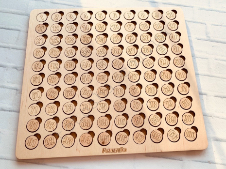 Деревянная игра Математическая мозаика Познавалка 44090900 Poznavalka