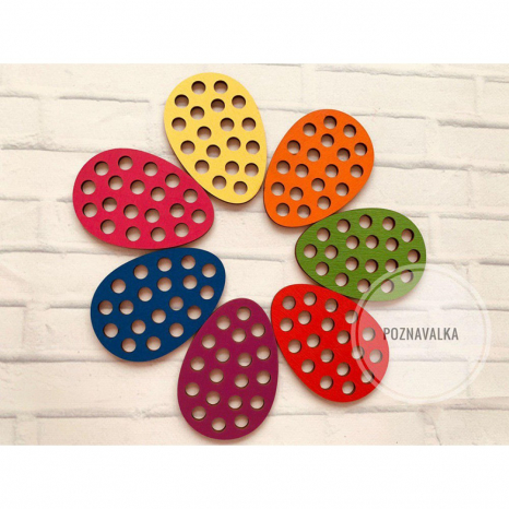 Дерев'яна гра-сортер "Сім яєць". Poznavalka. 44091100