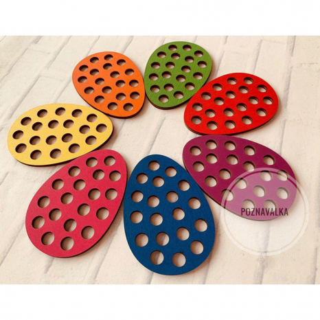 Дерев'яна гра-сортер "Сім яєць". Poznavalka. 44091100