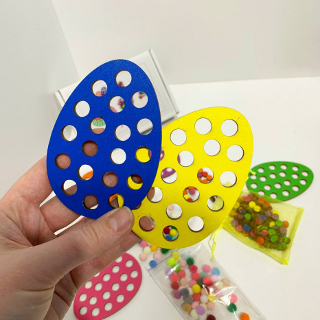 Дерев'яна гра-сортер "Сім яєць". Poznavalka. 44091100