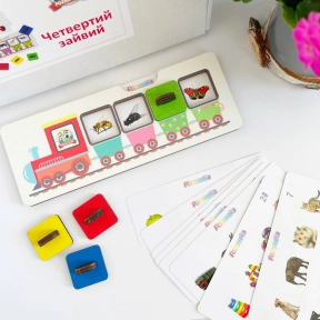 Деревянная игра Четвёртый лишний Познавалка 44091200 Poznavalka