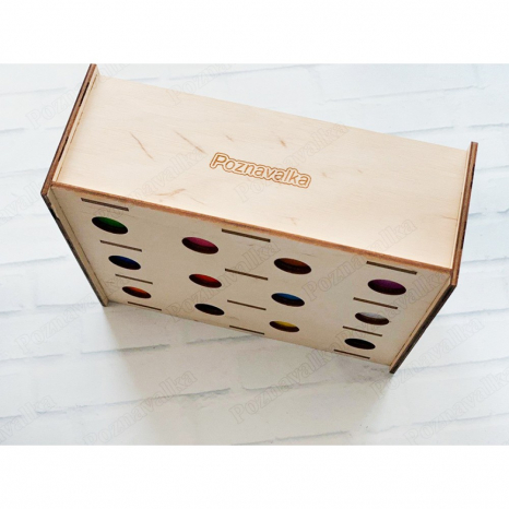 Дерев'яна гра Настільний комодик Познавалка 44093900 Poznavalka