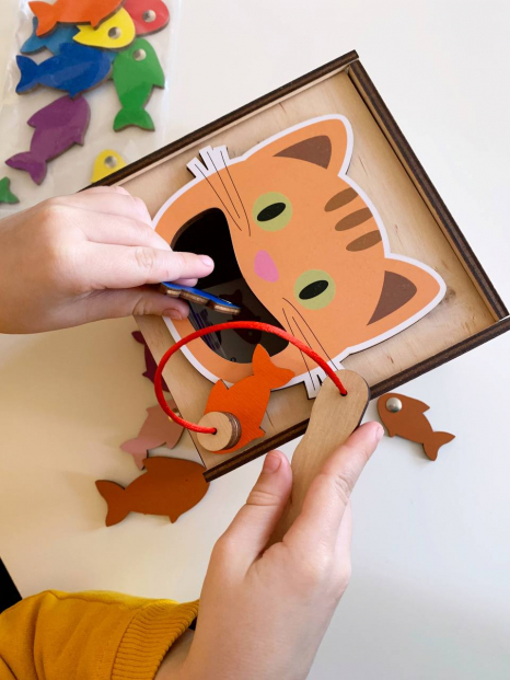 Деревянная игра Голодная кошка Познавалка 44094000 Poznavalka