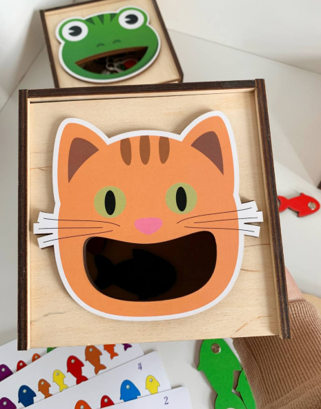 Деревянная игра Голодная кошка Познавалка 44094000 Poznavalka