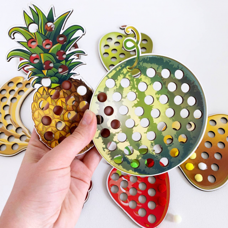 Деревянная игра сортер Фрукты и ягоды Познавалка 44095000 Poznavalka