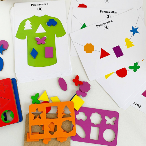 Дерев'яна гра сортер Лото колір/форма Познавалка 44095400 Poznavalka