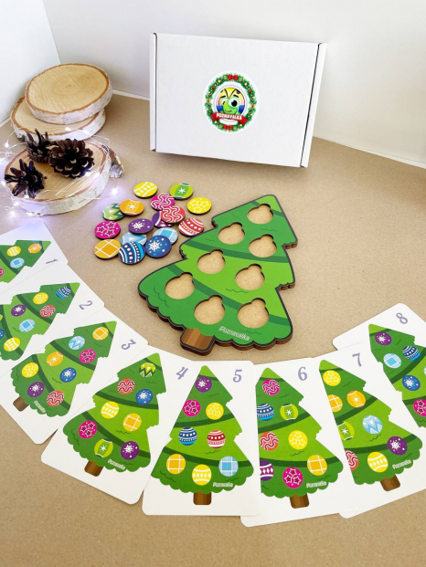 Дерев'яна гра сортер Прикрась ялинку Познавалка 44095600 Poznavalka