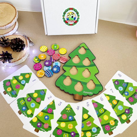 Дерев'яна гра сортер Прикрась ялинку Познавалка 44095600 Poznavalka