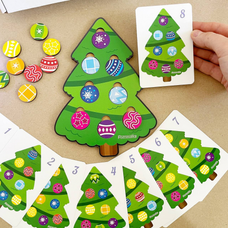 Дерев'яна гра сортер Прикрась ялинку Познавалка 44095600 Poznavalka