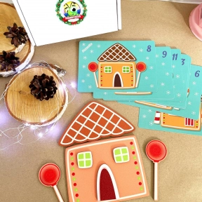 Дерев'яна гра Пряниковий будиночок Познавалка 44096200 Poznavalka