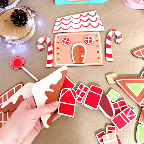 Дерев'яна гра Пряниковий будиночок Познавалка 44096200 Poznavalka