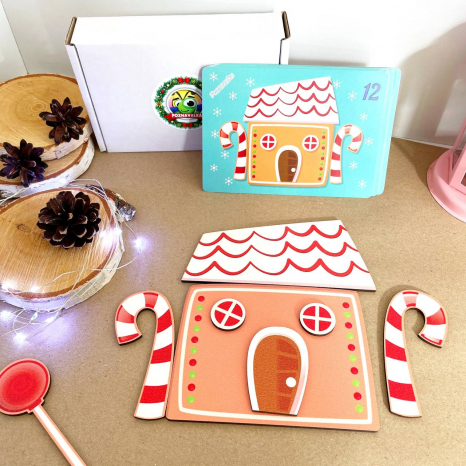 Дерев'яна гра Пряниковий будиночок Познавалка 44096200 Poznavalka